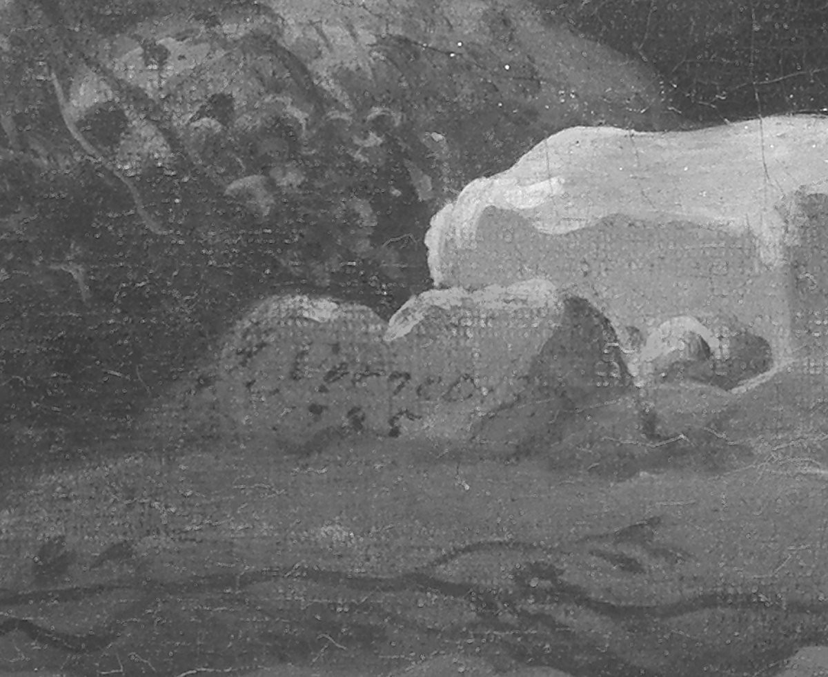 Pêcheurs à l’abri des falaises – Claude Joseph Vernet (1714 – 1789)-photo-4