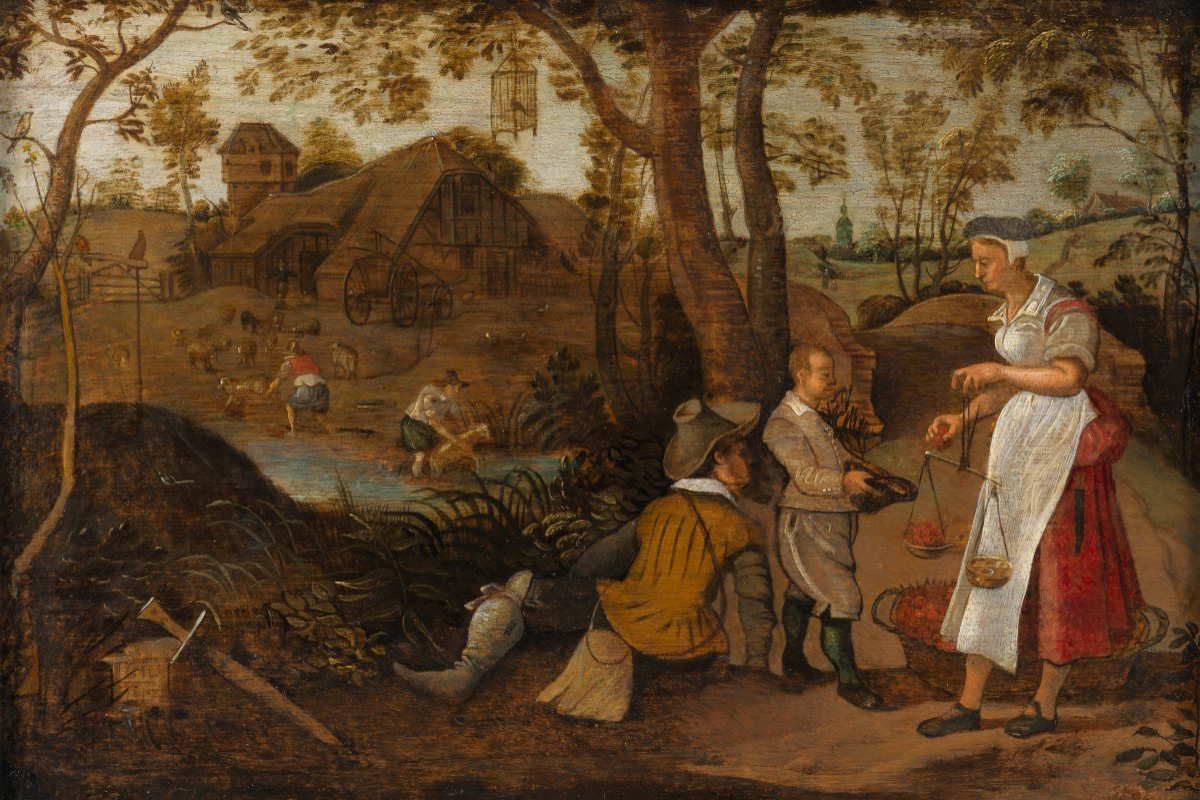 Allegory Of Summer – 17th Century Flemish School-photo-2