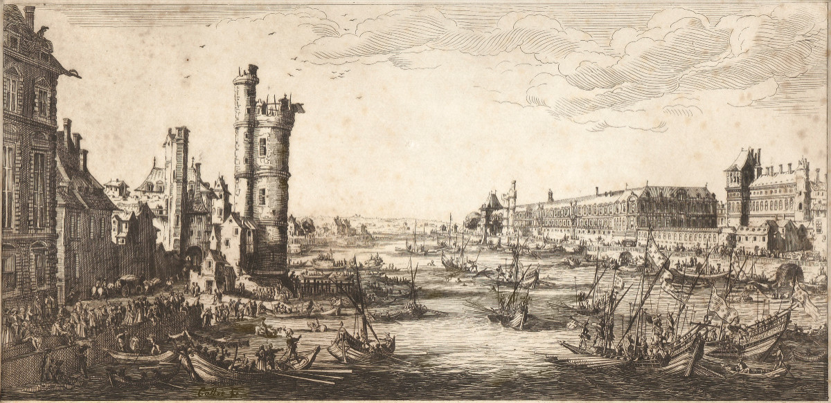 View Of The Louvre, Jacques Callot (nancy, 1592 – 1635)