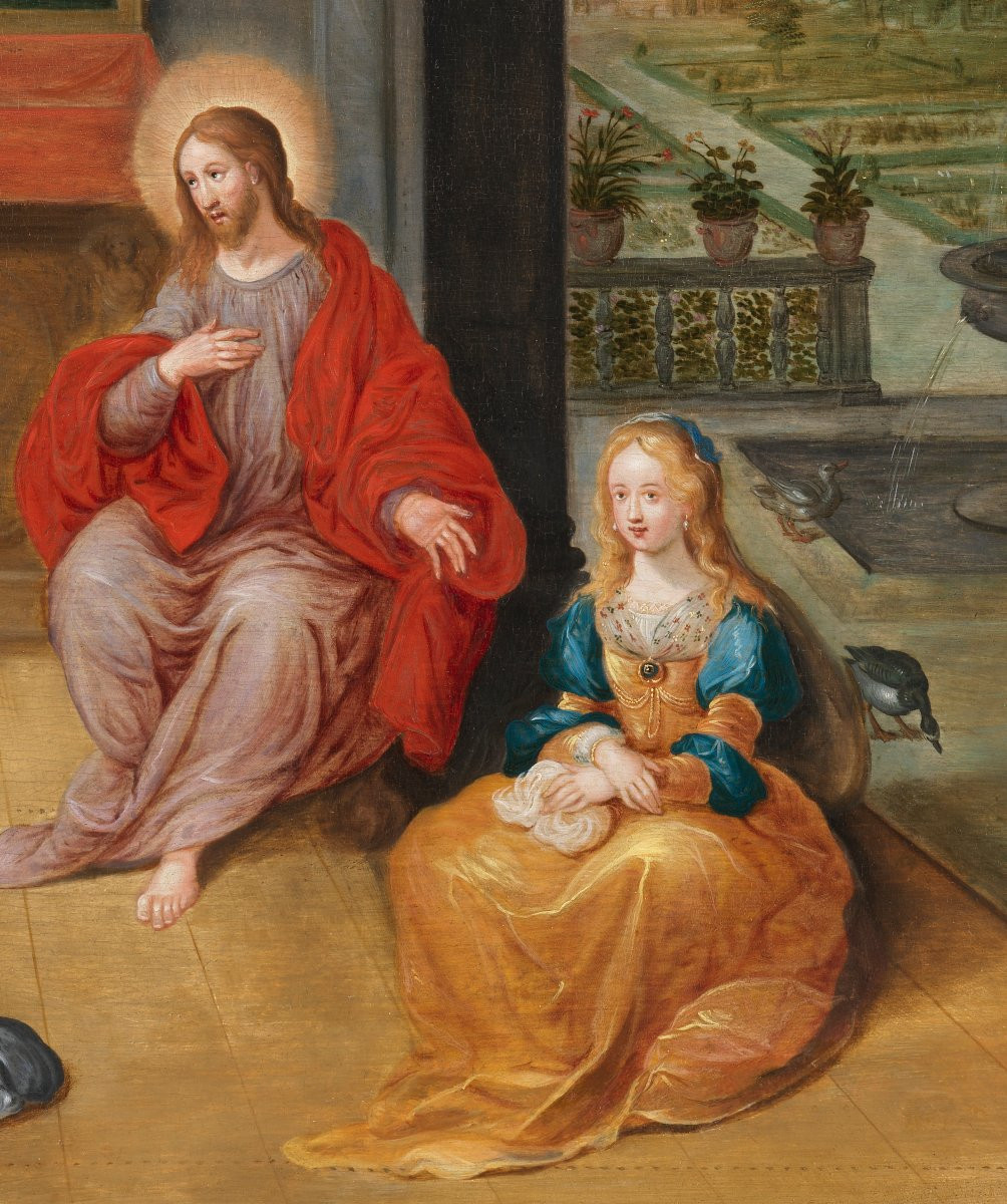 Jésus chez Marthe et Marie - Frans II Francken (1581–1642) et atelier-photo-3