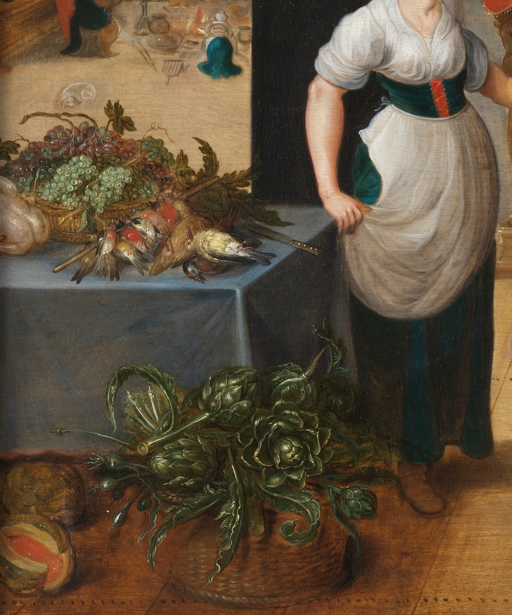 Jésus chez Marthe et Marie - Frans II Francken (1581–1642) et atelier-photo-2