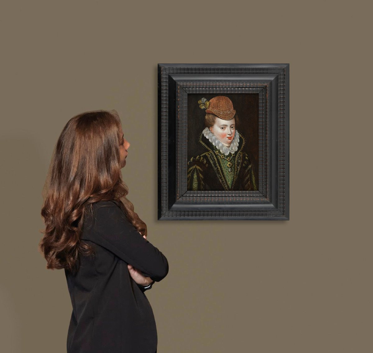 Portrait Of A Lady, French School Circa 1580-photo-4
