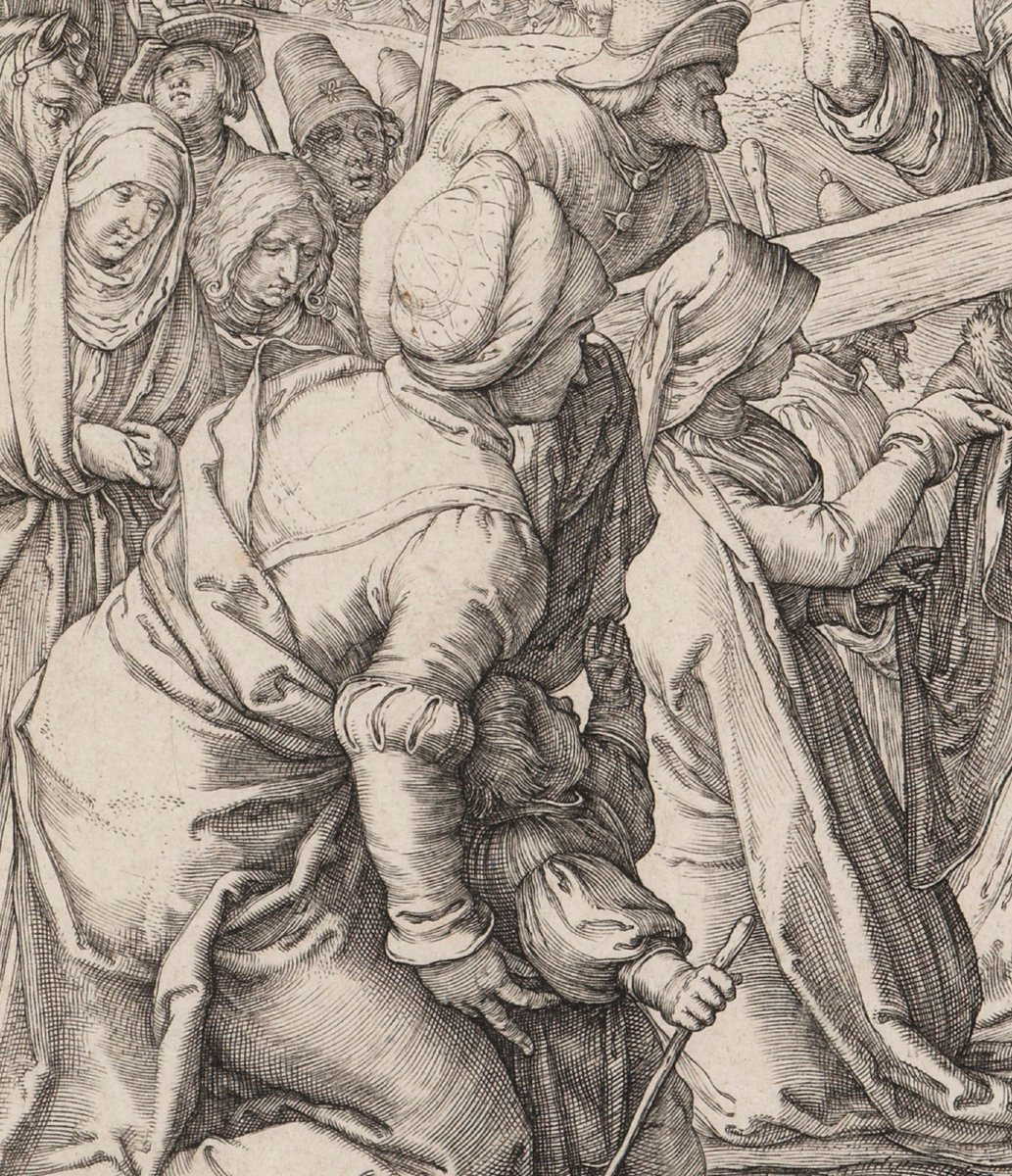Le Portement de Croix – Hendrick Goltzius (1558 – 1617)-photo-2
