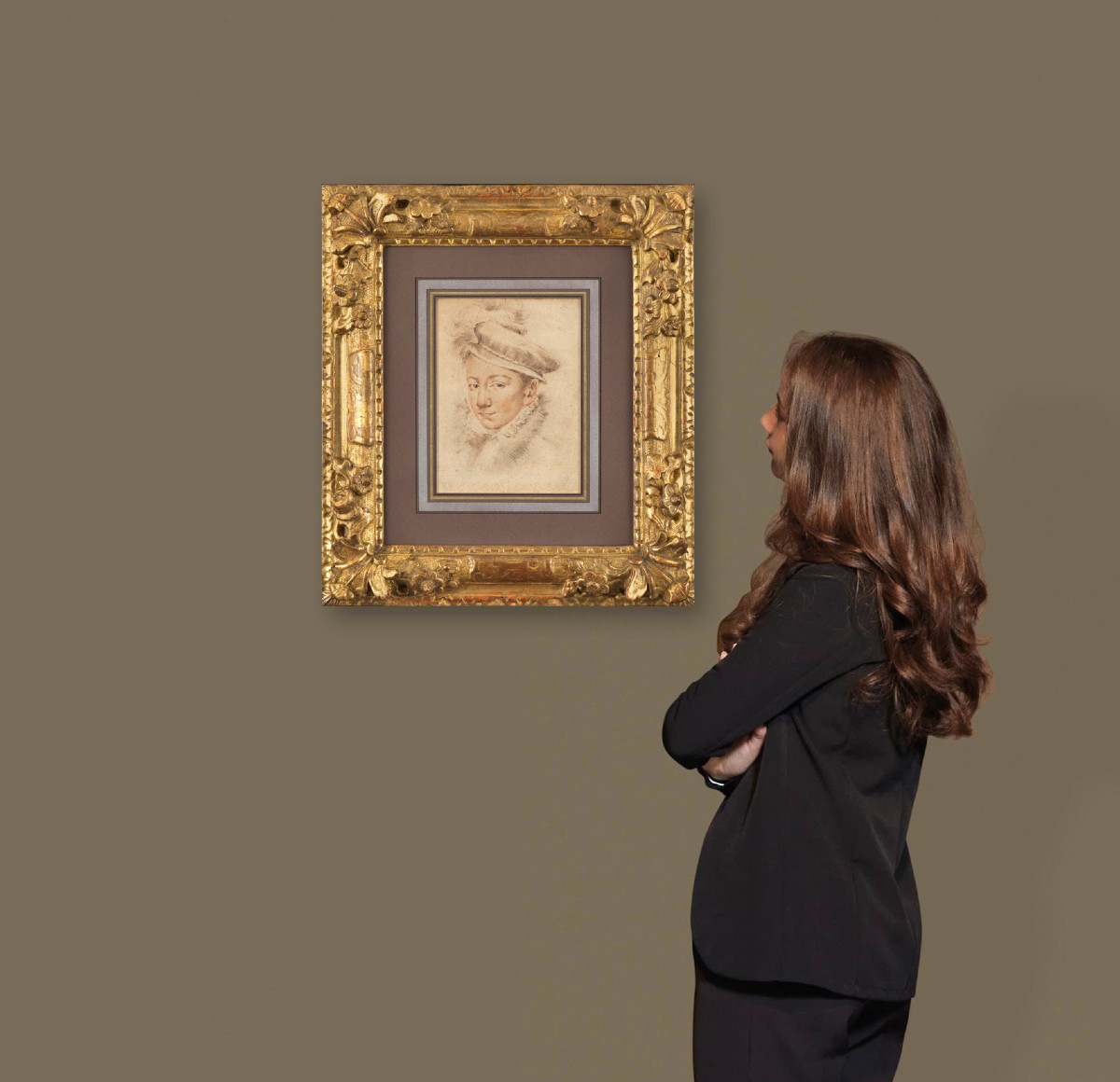 Portrait Of Charles Ix, King Of France, Follower Of François Clouet-photo-1