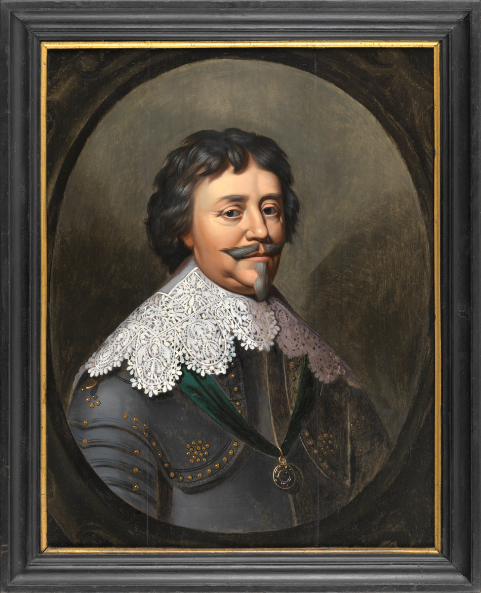 Frédéric-Henri de Orange-Nassau et Amalia van Solms, école hollandaise du XVIIe siècle-photo-2