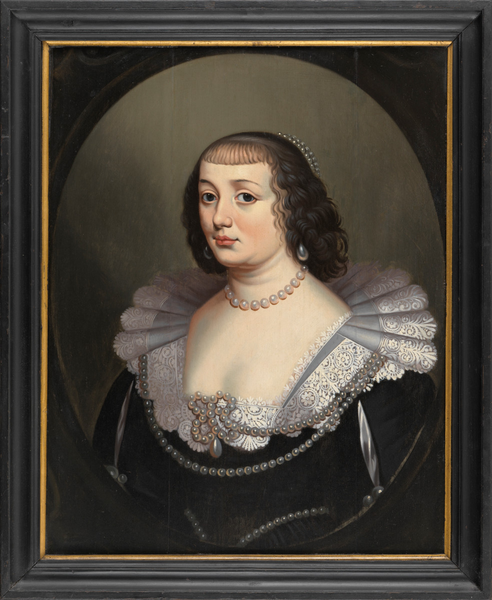 Frédéric-Henri de Orange-Nassau et Amalia van Solms, école hollandaise du XVIIe siècle-photo-3