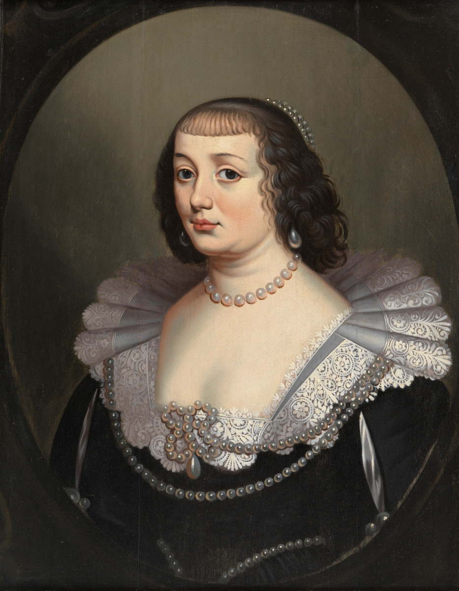 Frédéric-Henri de Orange-Nassau et Amalia van Solms, école hollandaise du XVIIe siècle-photo-1