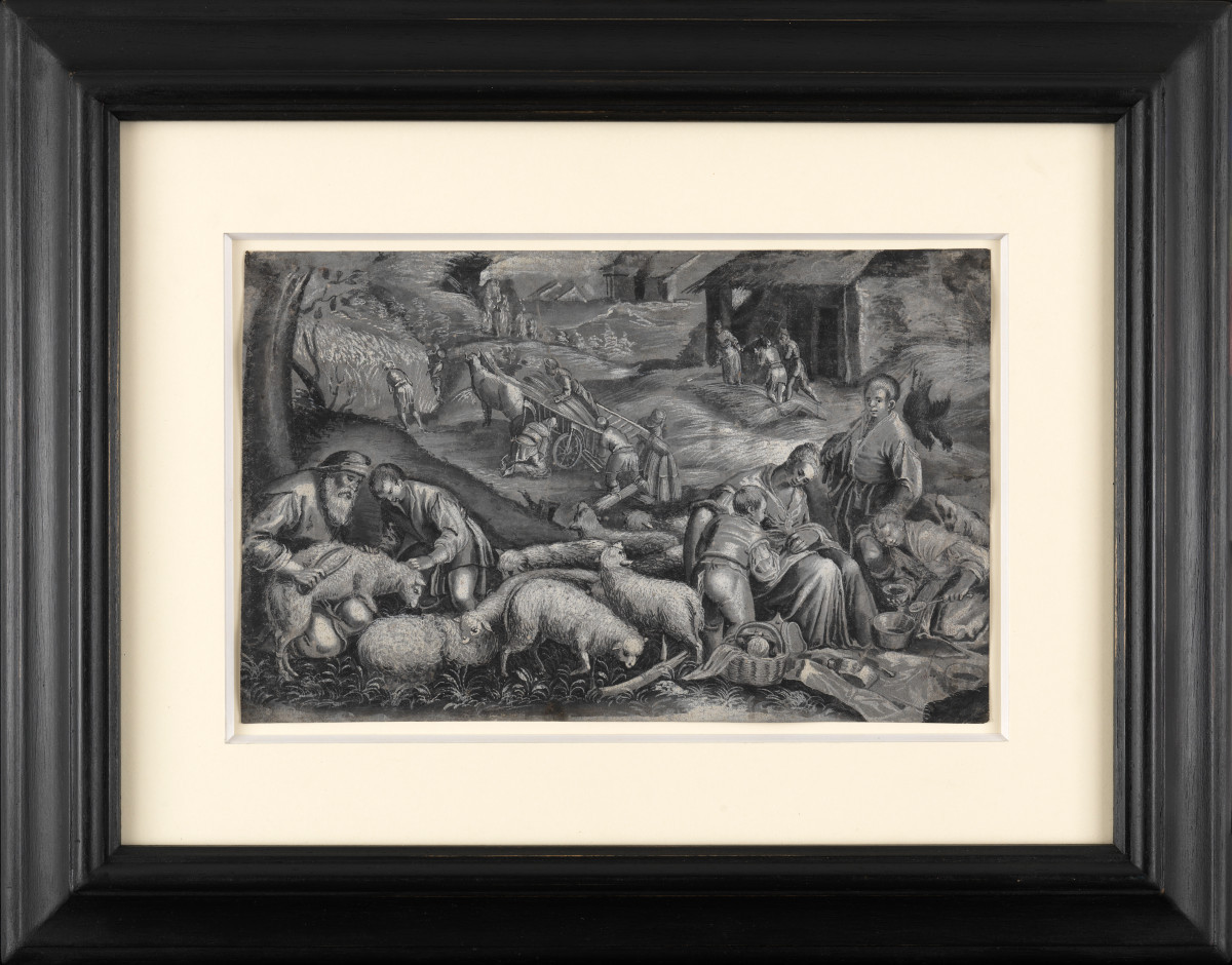 Allégorie de l’été – Ecole française du 18e siècle d’après Bassano-photo-2