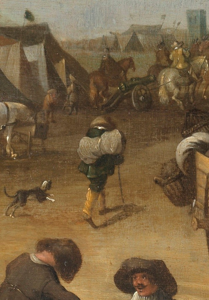 Le Camp militaire - Hendrick de Meijer (c. 1620 - avant 1690) -photo-2