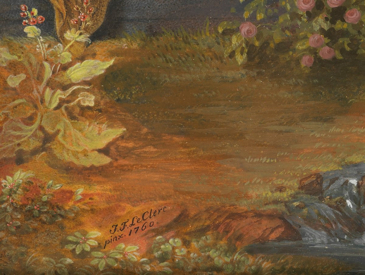 Déesse au bain – Jacques Sébastien Leclerc (1734 – 1785) -photo-1
