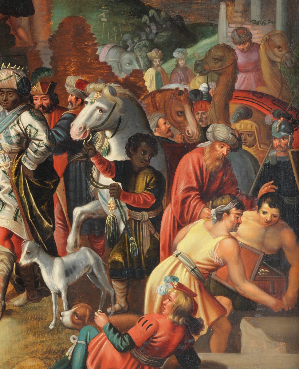 L’Adoration des Mages – Atelier d’Ambrosius I Francken (1544 – 1618)-photo-2