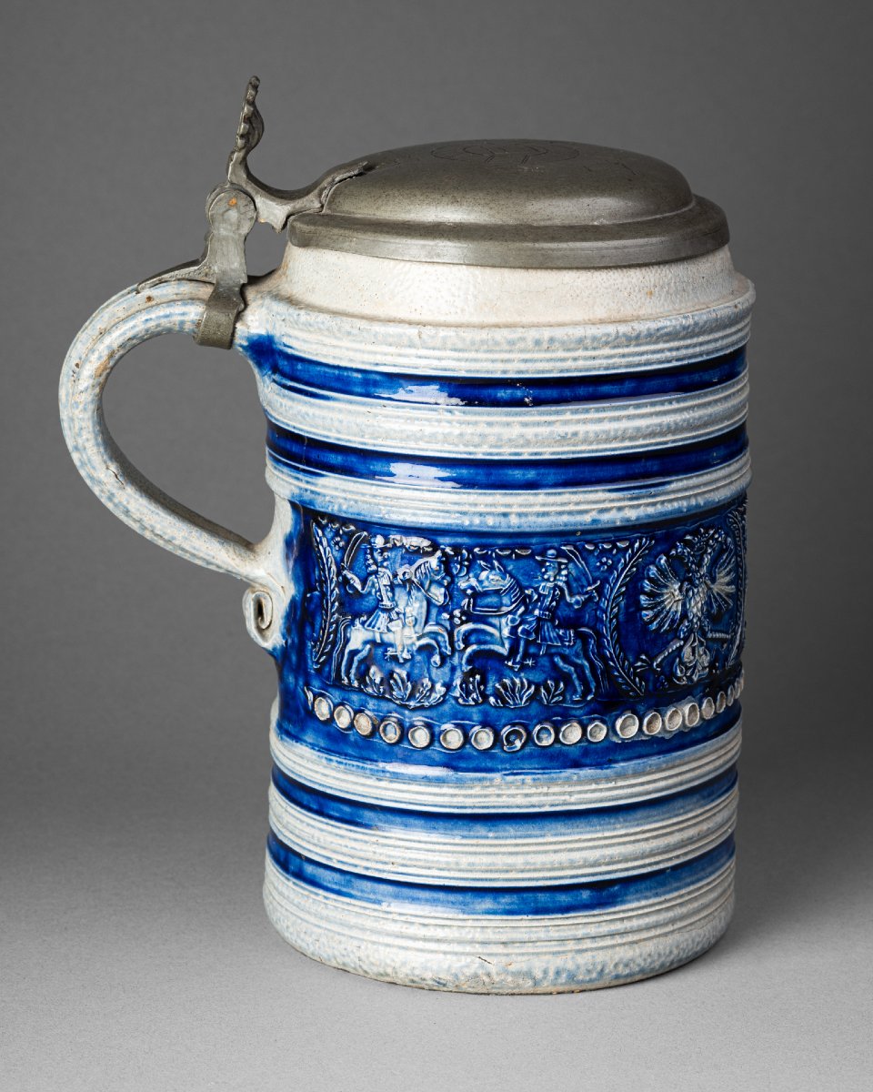 Glazed Stoneware Mug With The Imperial Eagle – Raeren 1689-photo-1