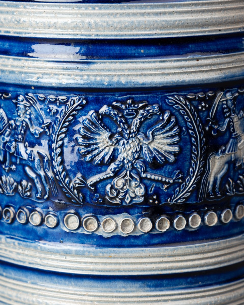 Glazed Stoneware Mug With The Imperial Eagle – Raeren 1689-photo-2