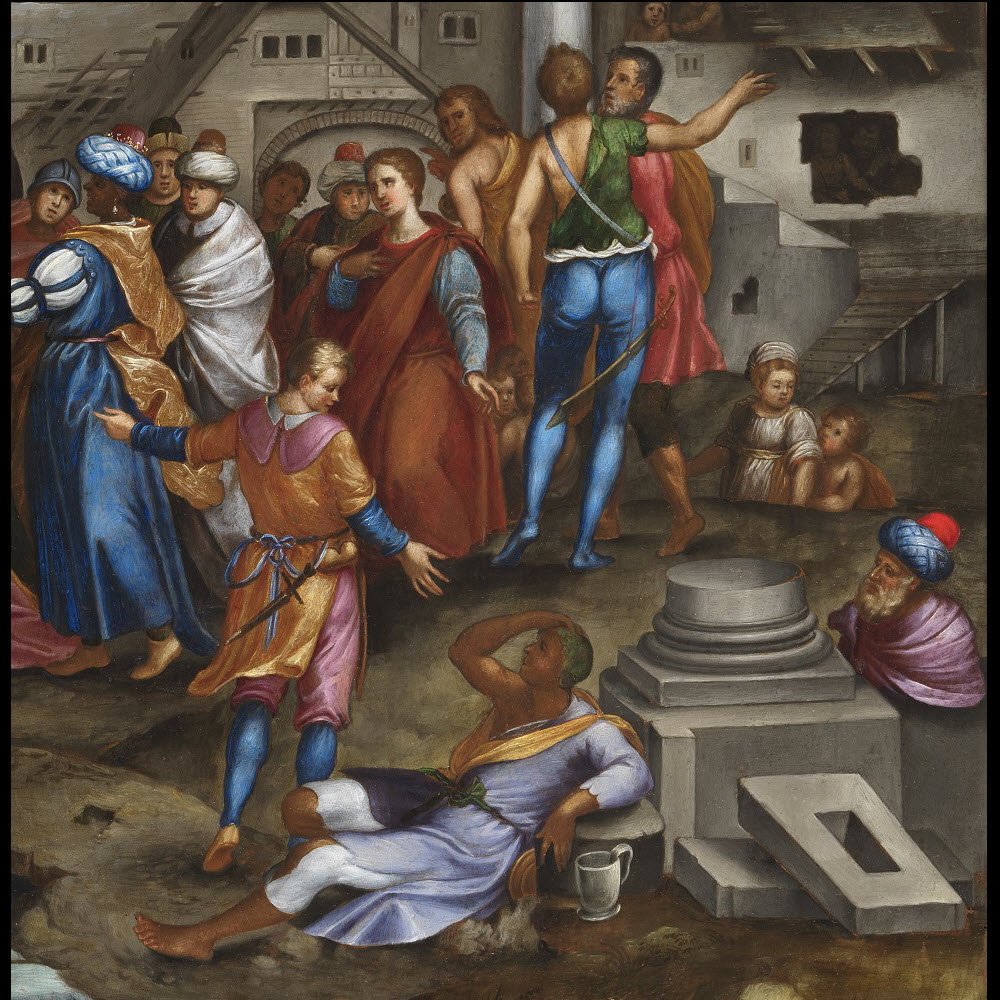 Adoration des Mages – Ecole génoise, entourage de Battista Castello fin XVIème siècle.-photo-4