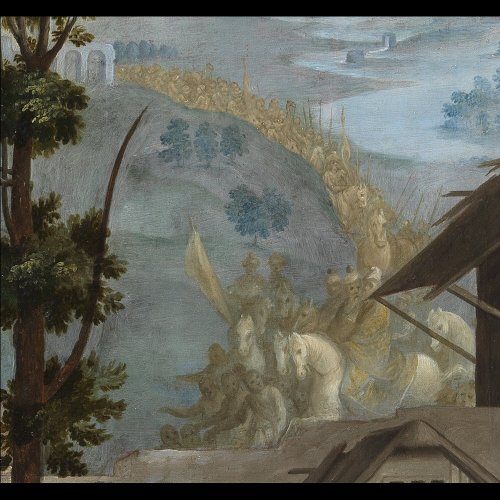 Adoration des Mages – Ecole génoise, entourage de Battista Castello fin XVIème siècle.-photo-7