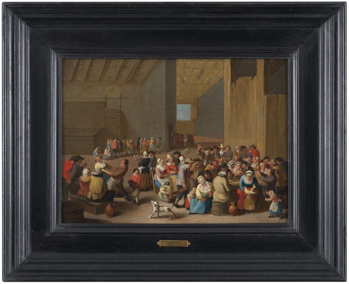 Peasant Rejoicing - Mattheus Van Helmont (1623 - 1679)-photo-1