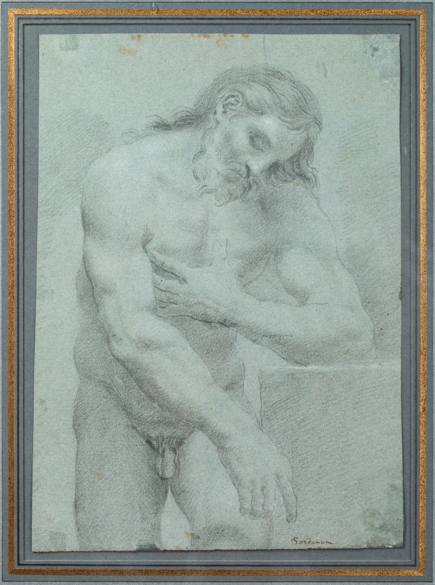 Etude d’homme nu – Ecole d’Annibale Carrache-photo-2
