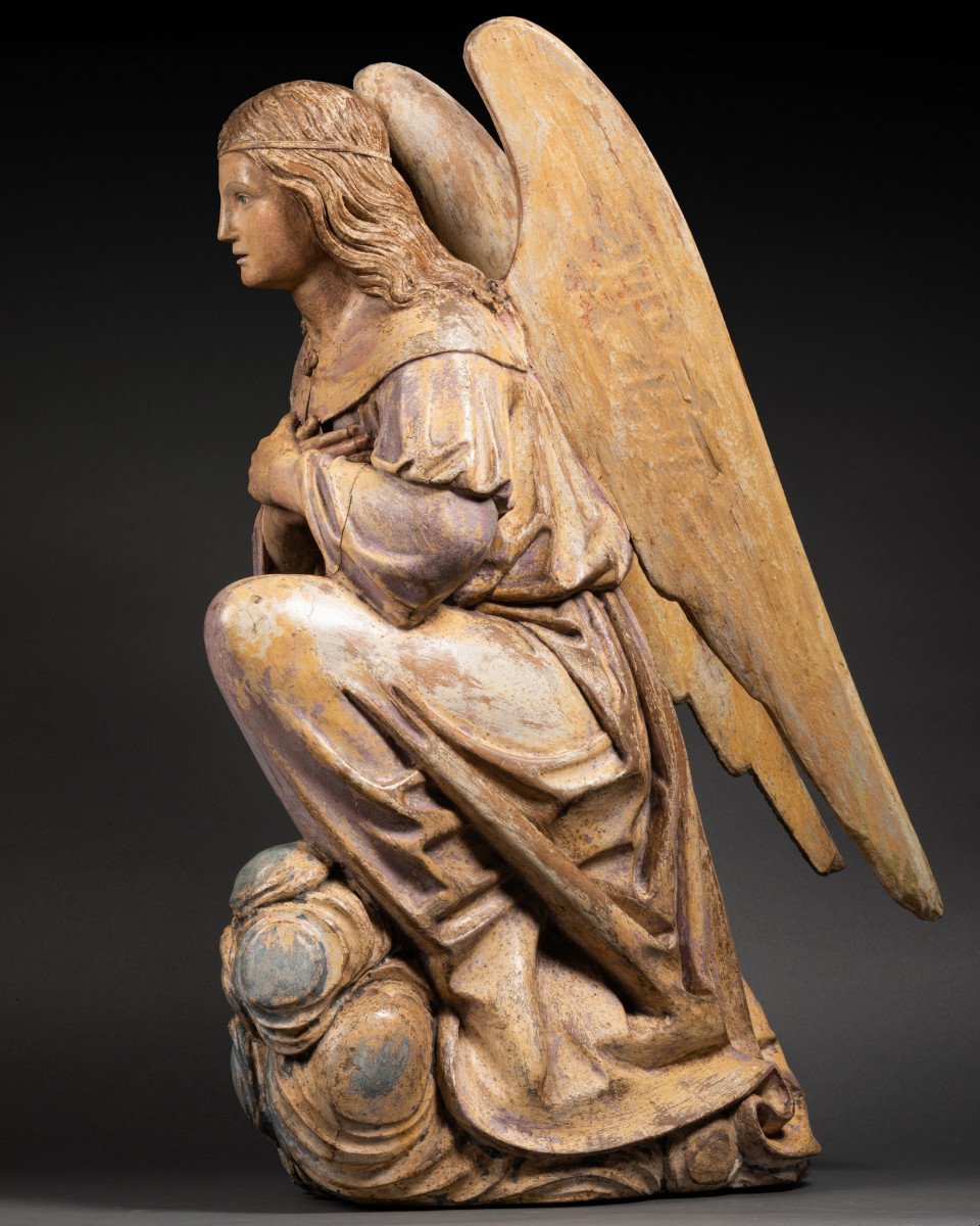 Anges Adorateurs - Italie Du Nord XVIe Siècle-photo-8