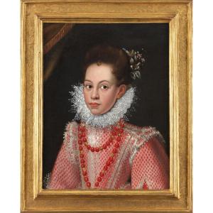 Portrait de jeune patricienne – attr. à Scipione Pulzone (1544-1598)
