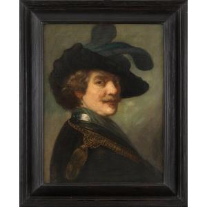 Portrait Of Rembrandt – Dutch School Of The 18th Century