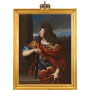 Louis XIV en général romain – Atelier de Pierre Mignard (1612 – 1695)