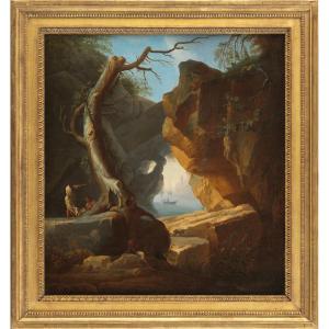 Fishermen Sheltered By The Cliffs – Claude Joseph Vernet (1714 – 1789)