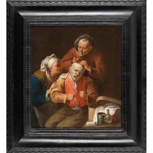 Extraction de la pierre de folie – Egbert van Heemskerck l’Ancien (1634 – 1704)