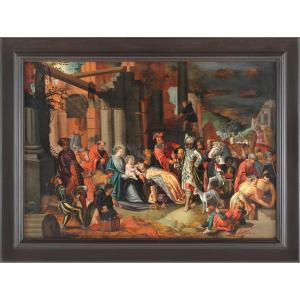L’Adoration des Mages – Atelier d’Ambrosius I Francken (1544 – 1618)