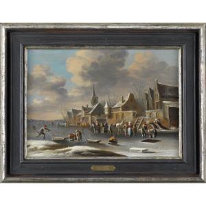 The Pleasures Of Ice – Attributed To Klaes Molenaer (c. 1630–1676)