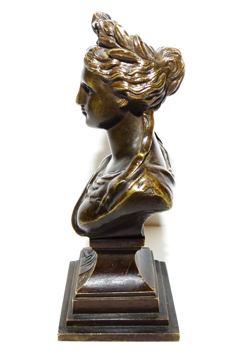 Bust Of Marianne In Bronze 19th-photo-4