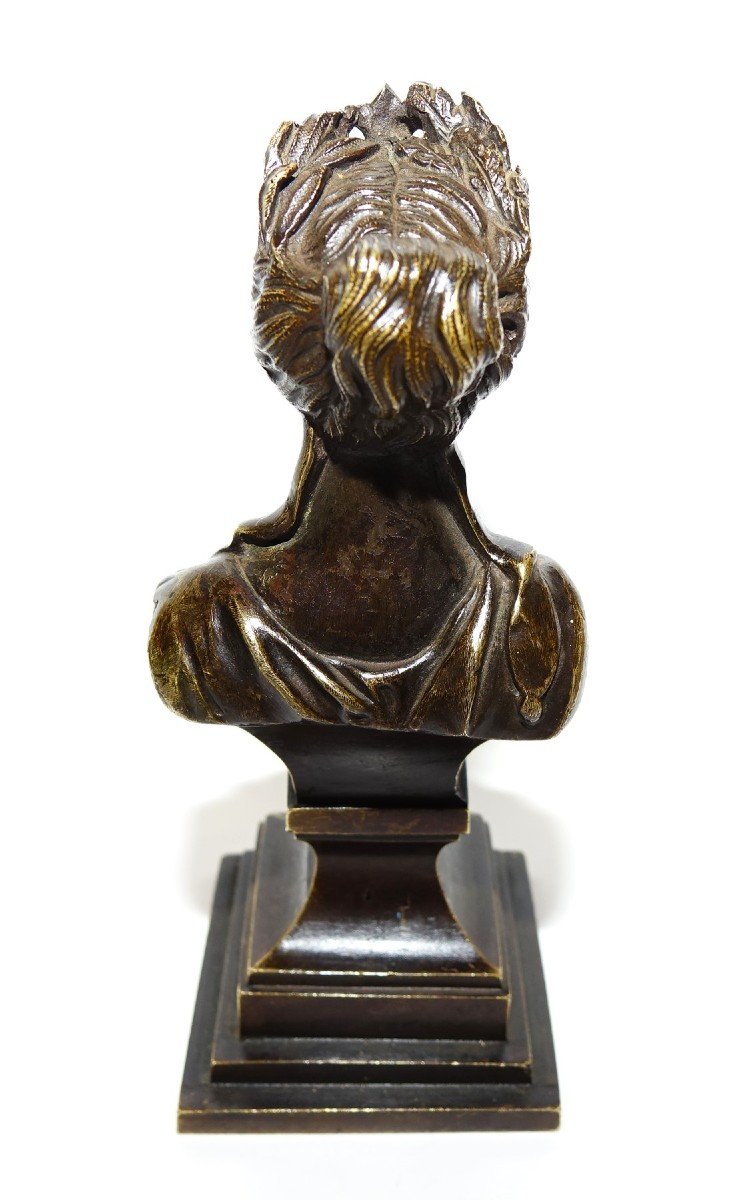 Bust Of Marianne In Bronze 19th-photo-1