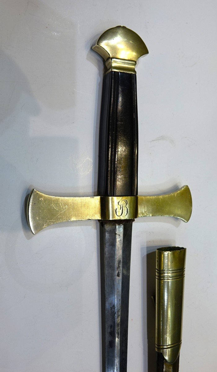 Freemasonry Orleans Lodge Sword 19th.-photo-4