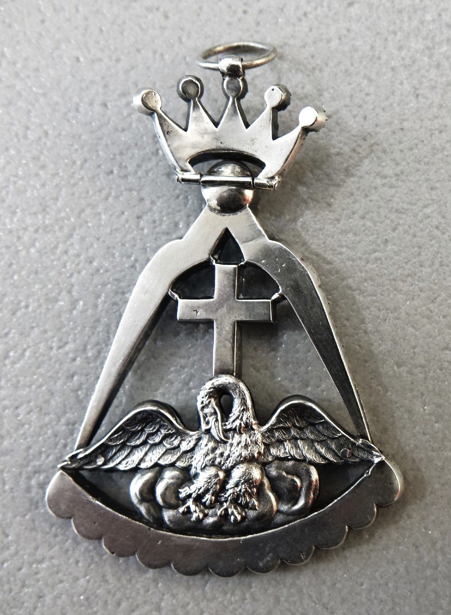 Freemasonry, Jewel Of Knight Rose Croix 19th-photo-2