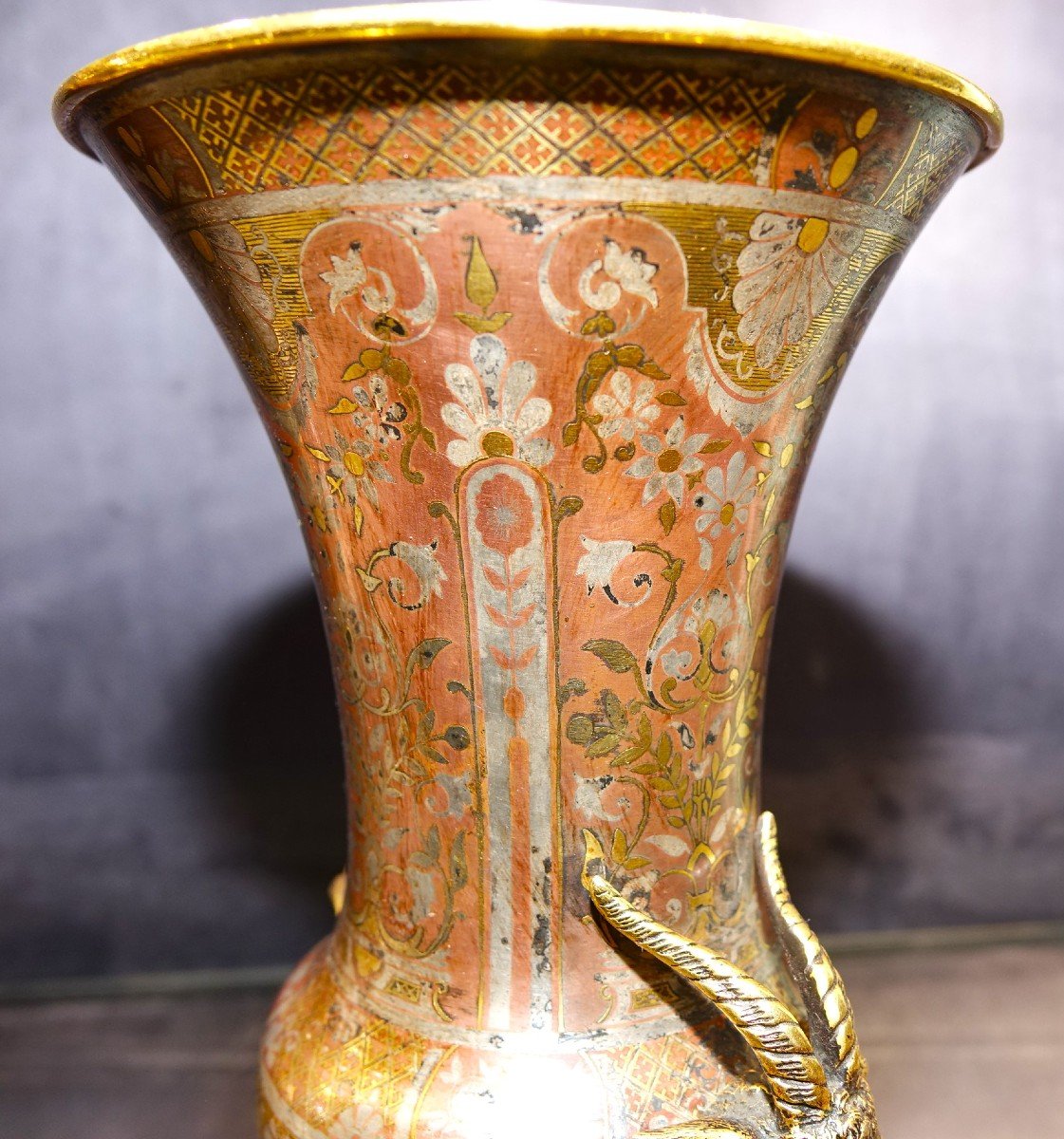 Christofle Emile Reiber Paire de Vases 1875-photo-2