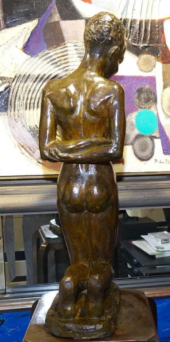 Bronze Africaniste P. SERSTE 1960-photo-4