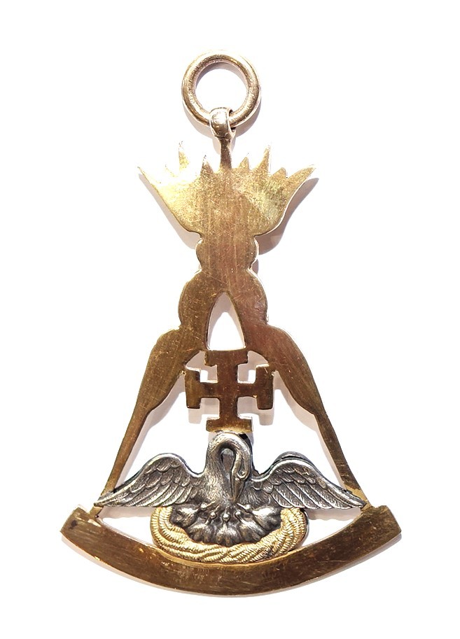 Franc Maçonnerie Bijou de Chevalier Rose-croix-photo-2