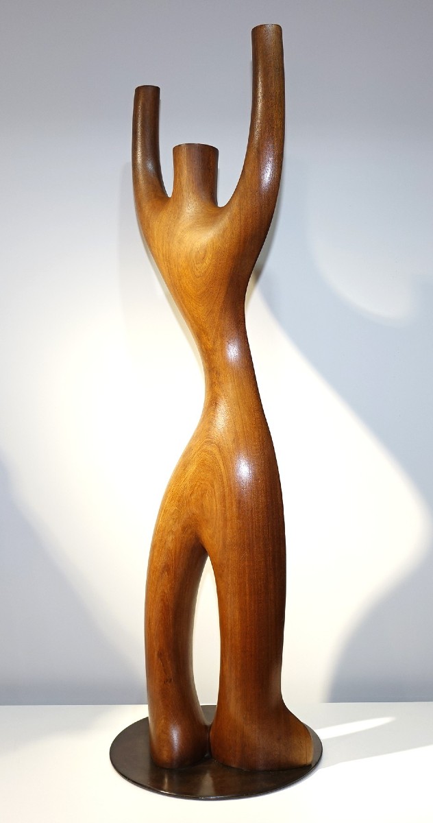 Ricardo Scarpa Teak Sculpture 1960-photo-4
