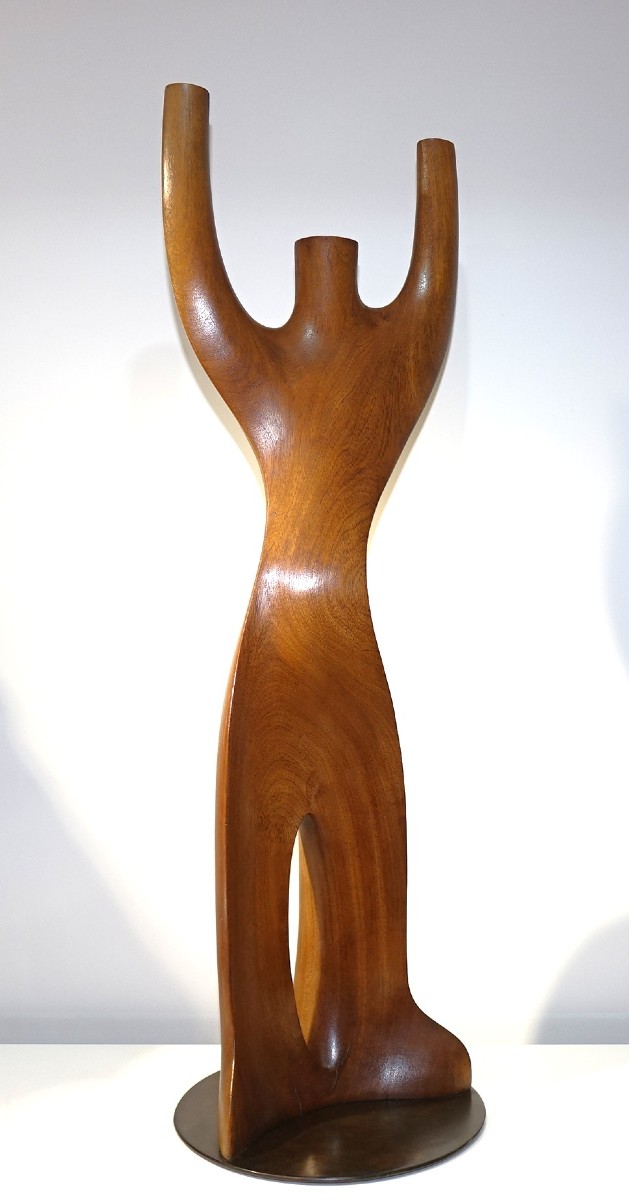 Ricardo Scarpa Teak Sculpture 1960-photo-2