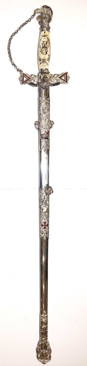 Franc Maçonnerie Epée 1880