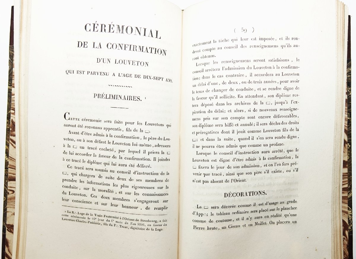 Franc maçonnerie Rituel pour tous les grades 1826-photo-2