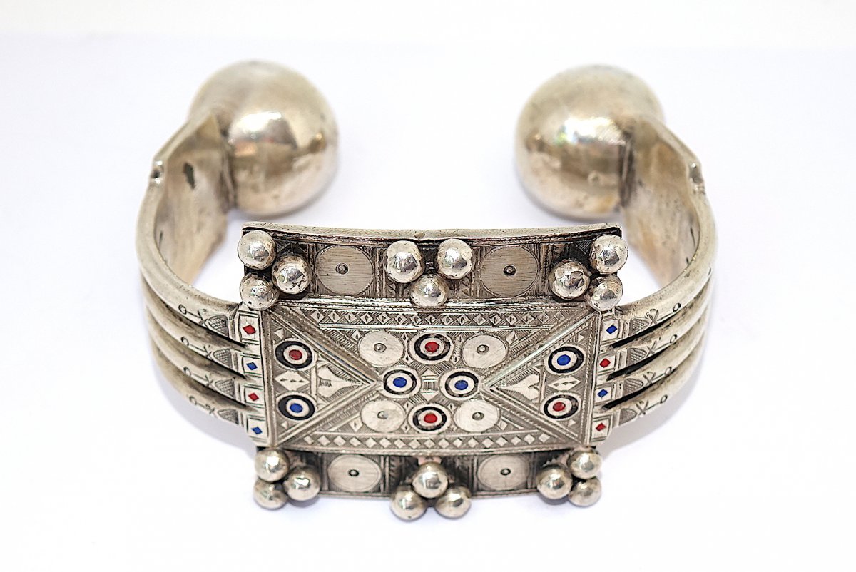 Ethnic Bracelet In Silver 20th.