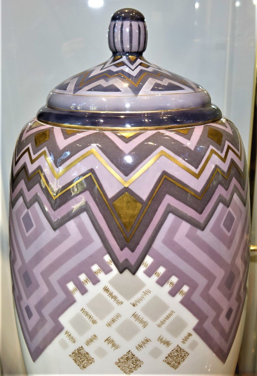 Important Sevres Vase Artdeco 1929-photo-2
