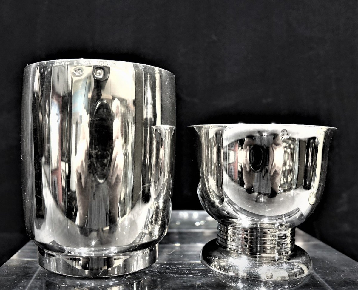 Two Golf Cups In Silver 1937 & 1955-photo-2