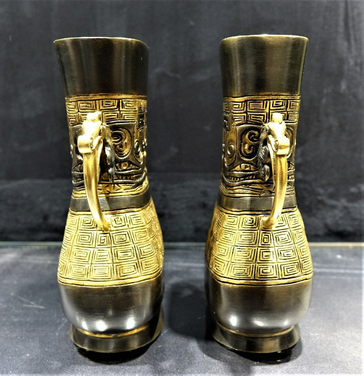 Christofle Emil Reiber Vases Pair Circa 1875-photo-1