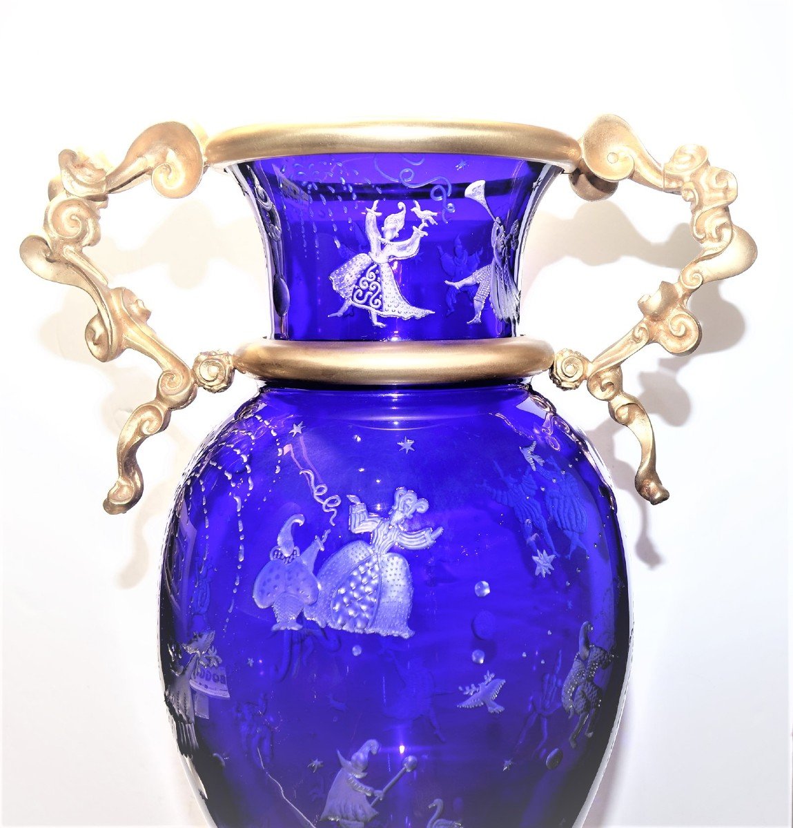 Baccarat Important Vase J. Boggio 1998-photo-2