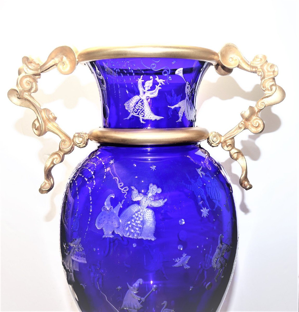 BACCARAT IMPORTANT VASE J. BOGGIO 1998-photo-2