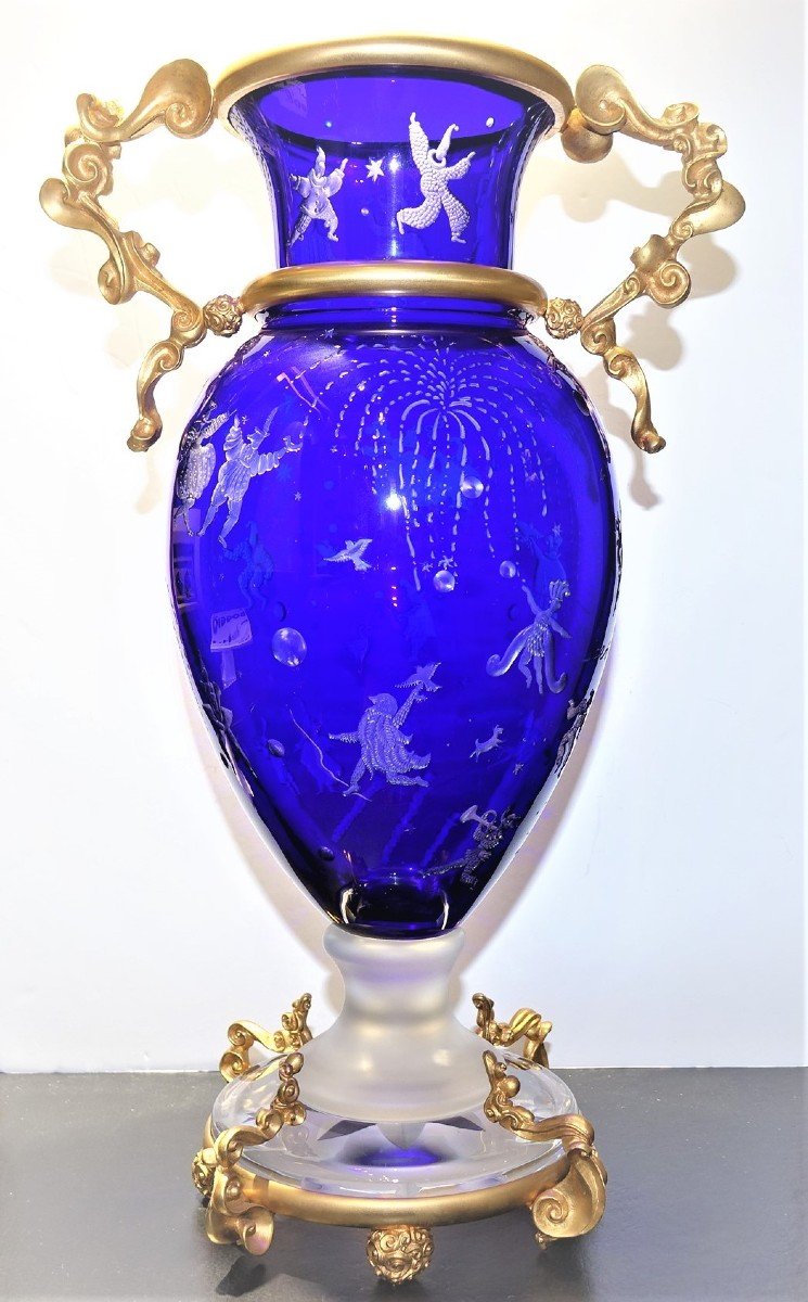 BACCARAT IMPORTANT VASE J. BOGGIO 1998-photo-4