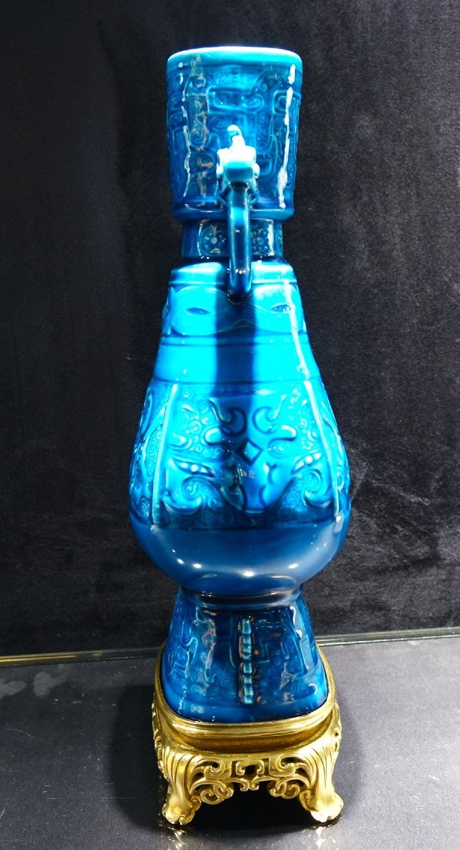 Vase Charles Fricquenet Sèvres 19 ème-photo-2