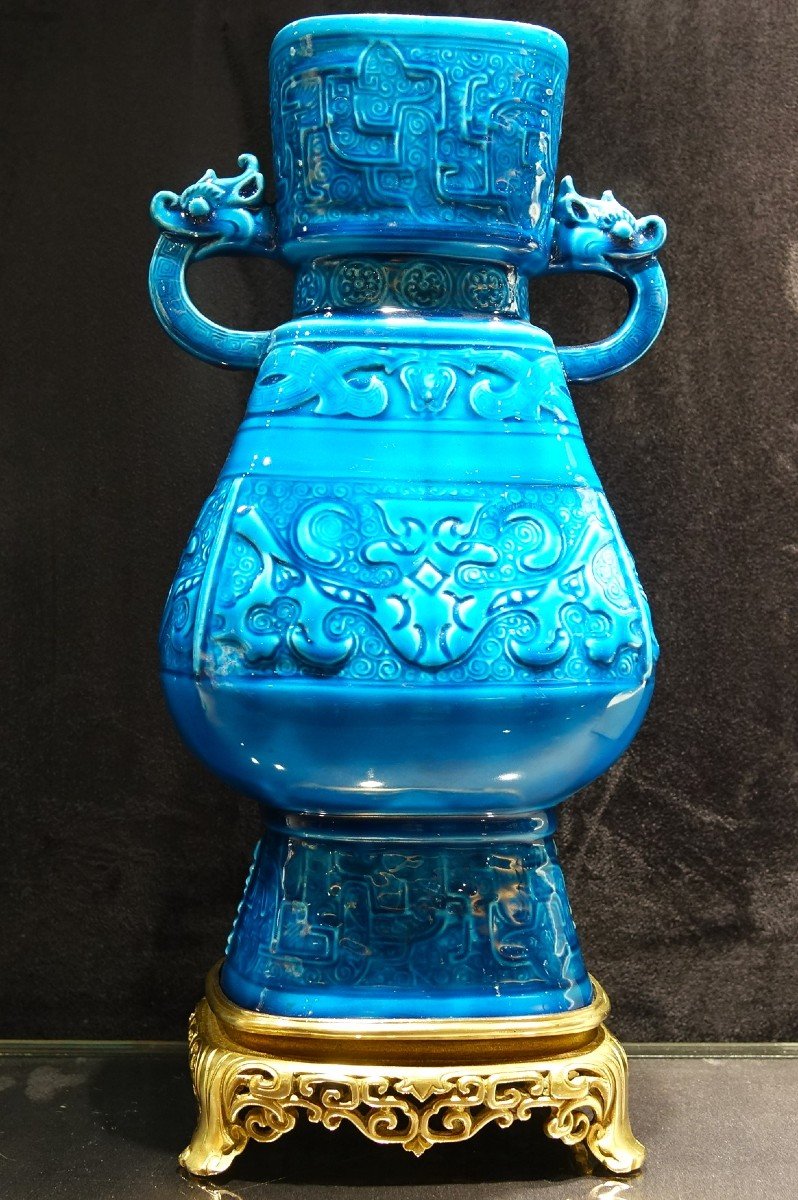 Vase Charles Fricquenet Sèvres 19 ème