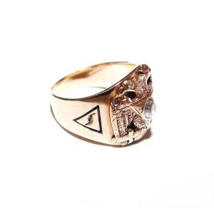 Freemasonry Gold Signet Ring